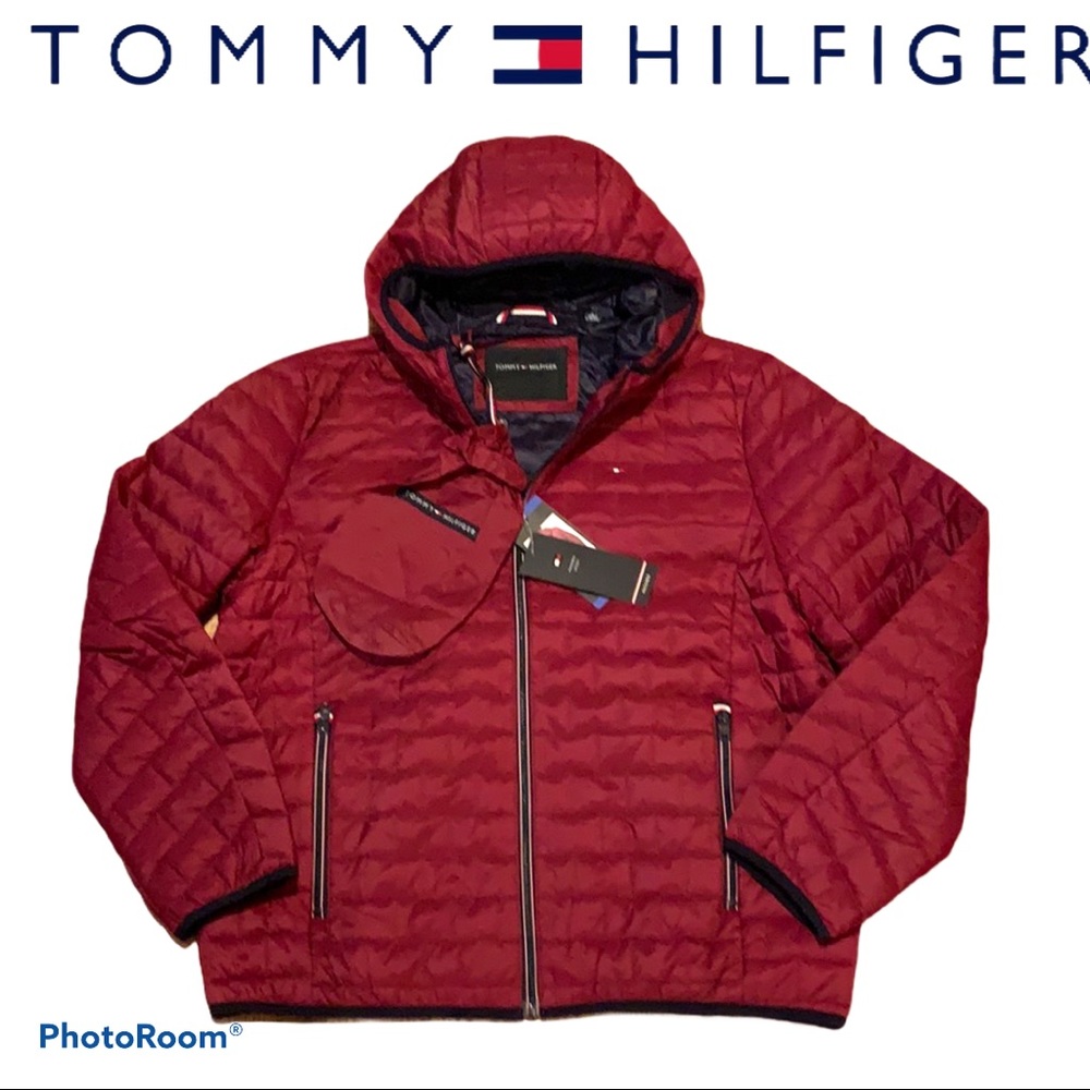 Tommy Hilfiger Men’s Puff Packable Hooded Jacket